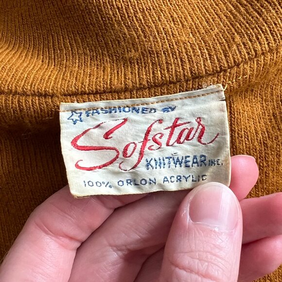 Vintage 50s 60s Embroidered Floral Cardigan Sweater Dainty Romantic 1950s 1960s - Picture 7 of 9